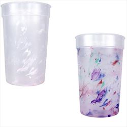 DA71222 22 oz. Rainbow Confetti Mood Cup with Custom Imprint